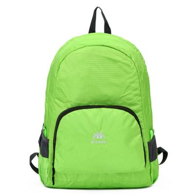 China Folded backpacks green colorful school backpack fashion girls backpack for sale