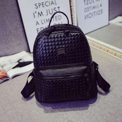 China PU Backpacks for college students custom black wholesale mochilas para laptop for sale