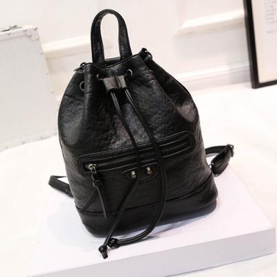 China PU Backpacks for college student custom black wholesale tas ransel wanita sac à dos femme for sale