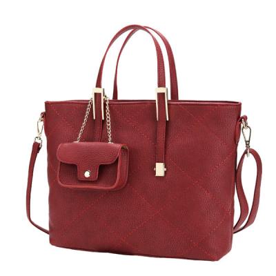 China red pu Handbag ladies Fashion handbags bolsas femininas bolsas para dama for sale