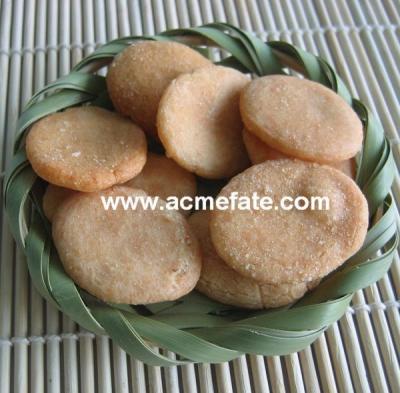 China New Product Low Fat Hot Corn Snacks Korean Round Rice Cracker for sale