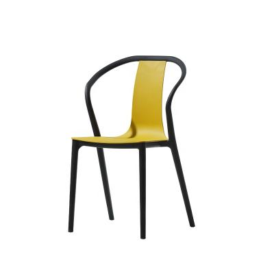 China Comfotable Hot Selling Pp Stackable Plastic Chair Visitor Chair for sale