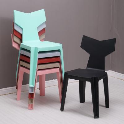 China Poly modern restaurant plastic chair office cafe chair for sale