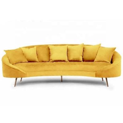 China Slipcovered Hot - Sale Design Top Quality Velvet Luxury Sofa With Lounge Chair Hotel Lobby for sale