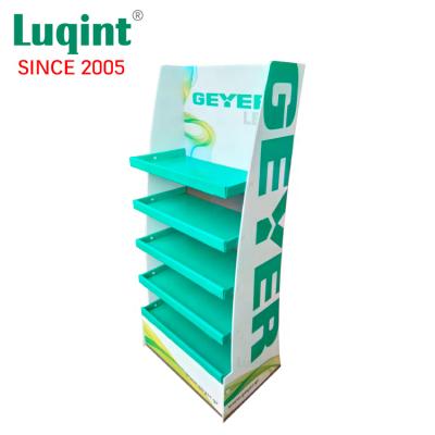 China PDQ Box Custom Display Cardboard Advertising Racks For LED Lamps 3021110810 for sale