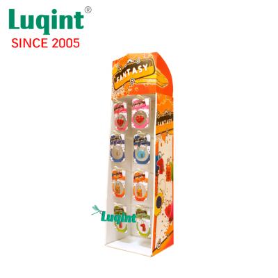 China Custom Supermarket Promotion Cardboard Partner Display For Toothbrush Toothpaste, Cardboard Power Wing Display 3021102515 for sale