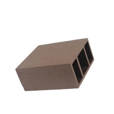 China Waterproof Wood Plastic Composite Tube Hollow Hoyeah Plastic Tube for sale