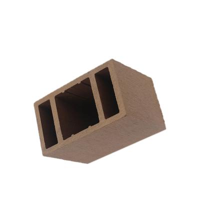 China Hoyeah Plastic Composite Wood Tube Waterproof 12070 Hollow Wood Tube for sale