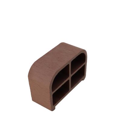 China Hoyeah Waterproof High Quality Wood Plastic Composite Armrest For Park Bench for sale