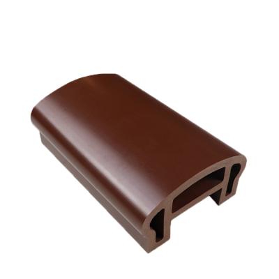 China Waterproof Picnic Wood Armrest Bench Plastic Composite Hoyeah Armrest for sale