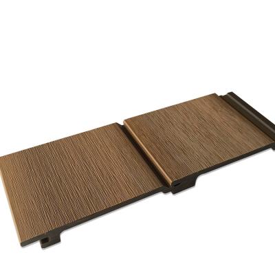 China Waterproof Exterior Wood Cladding Plastic Hoyeah Wpc Composite Wall Panel for sale