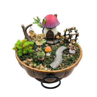 China China Resin Fairy Figurines Miniature Garden The Fairy's Mini Garden Fairy Garden for sale