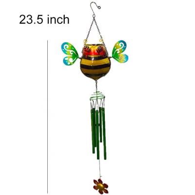 China New Design China Windchime Iron Windchime Iron Wind Chimes Gold Aluminum Metal Hanging Outdoor Gift for sale