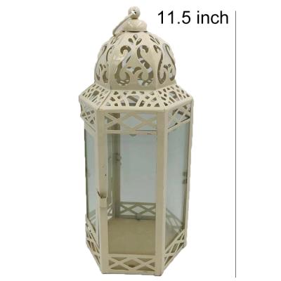 China 2021 Outdoor Business Gift Decorative Lantern Metal Wedding And White Wedding Lantern for sale