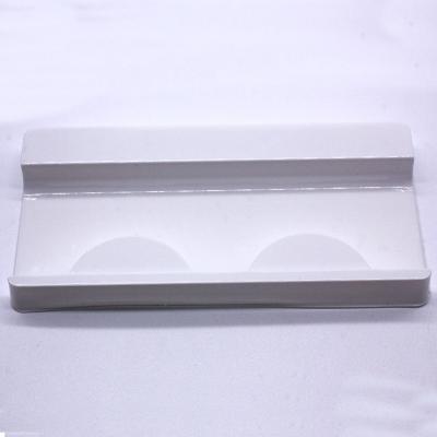 China Delicate Wholesale High Quality Custom ET4 Premium Clean Brand Plastic White Empty Squares Whips Tray for sale