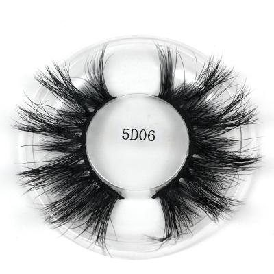 China Hitomi 5d eyelash sellers tapered mink 5D06 100% real mink fluffy lashes wholesale for sale