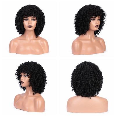 China Hot Sale Affordable Wholesale Affordable Price Afro Wave Customized Wig Synthetic Hair Wigs For Women for sale