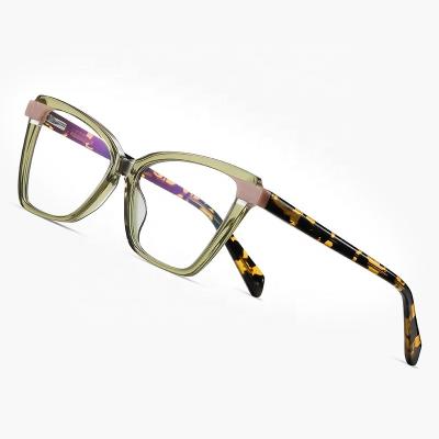 China For Reading Glasses Stylish Butterfly Frame New Acetate Material Glasses Spectacles Frame  Eyeglasses Optical Women Girls Eyewear Acetate Frames for sale