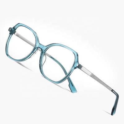 China For Computer Glasses 2024 New Arrival  Eyewear Big Square Rectangle Frames Oversized Reading Eyeglasses Acetate Blue Black Optical Spectacle Frame for sale