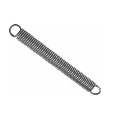 China Stainless Steel Garage Door Extension Springs Coil Customized Heavy Duty Hardware With Two Hoop Hooks for sale