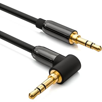 China Car Factory Direct Selling Gold Plated Connector 24k Copper Wire 3.5mm Male-to-Female Audio Cable For Phones à venda