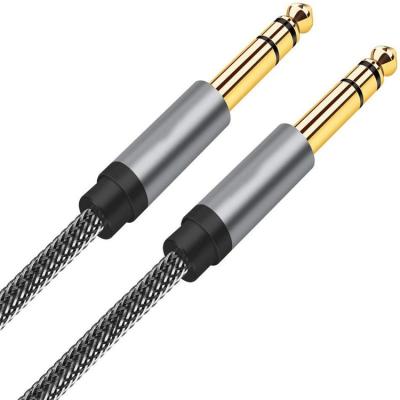 China Car China Manufacture Co-yp6601 Model Dual 6.35mm Head 3.5mm Male Stereo Jack Audio Cable à venda