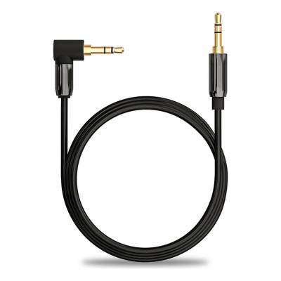 China Low Price Direct Black Car Different Length Copper Wire 3.5mm Audio Cable Male-to-Female Stereo à venda