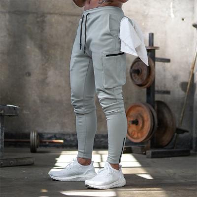 China Wholesale Back Joggers Breathable Casual Sportswear Male Tapered Cuff Pockets Straight Fit Jogger Pants Plus Size Cotton Joggers Wear for sale