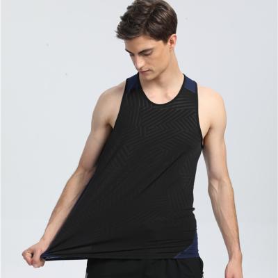 China QUICK DRY Breathable Male Sweat Proof Knitwear Sports Shaping Gym Wear Tank Tops Routine Wear Shirts Mens Sleeveless Tank Top for sale