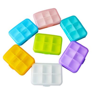 China 6 Handles to Hold Pill Cases for Blinds with 6 Holes Medicine Box Dispenser Storage Boxes Cover Container for sale