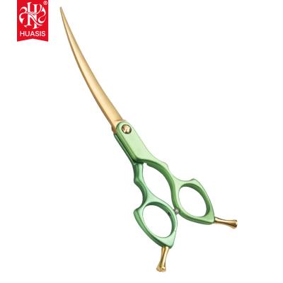 China AR-JGQ Viable Japan 440C 6.5inch & 7inch Curve Scissors For Dog Grooming Lightweight Shears Designed For Right And Left Hands for sale