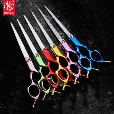 China Viable Asian FT09-65Z 440C Pet Grooming Scissors Dog Hair Cutting Scissors for sale