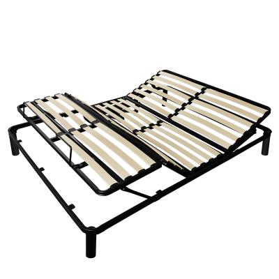 China Cheap Metal Bed Frame (Height) Steel Head Adjustable Up Smart Adjustable Electric Bed Base for sale