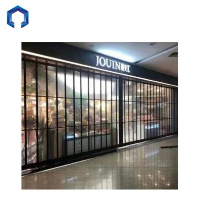 China Factory Contemporary Automatic Transparent Metro Station Crystal Shutter Door for sale