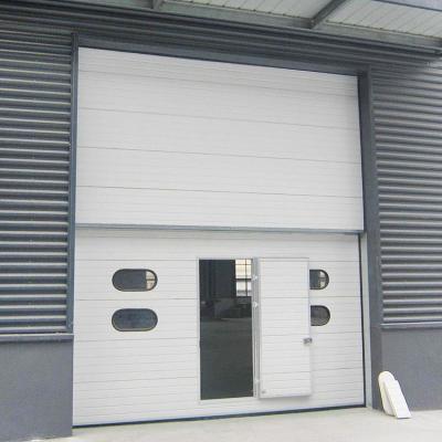 China Contemporary Factory Dustproof Lightweight Sectional Door Food Industry Lifting Fast Door for sale