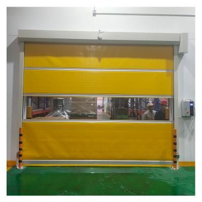 China Manufacturer Factory High Contemporary Speed ​​Roll Up Door PVC Roller Shutter Plastic Rolling Door for sale