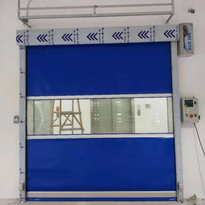 China Contemporary Hot Selling Dustproof Remote Control Industrial PVC Interior High Speed ​​Door for sale