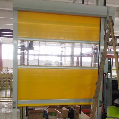 China Soundproof Sensor Customized Size PVC Contemporary Hot Selling Interior Speed ​​Door for sale