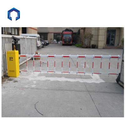 China Automatic Boom Barrier Gate Folding Straight Arm Car Parking Barrier Gate Barrier for sale