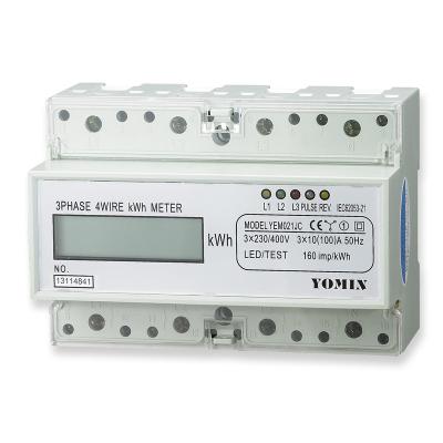 China Good Reliability Smart Home Use Digital 3 Phase Electric Meter for sale