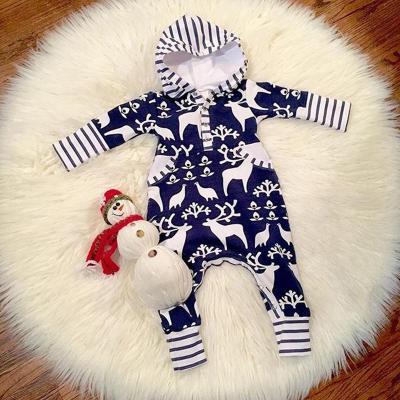 China GH412 Long Sleeve Newborn Baby Clothes Sets Kids Christmas Clothing Pajamas for sale