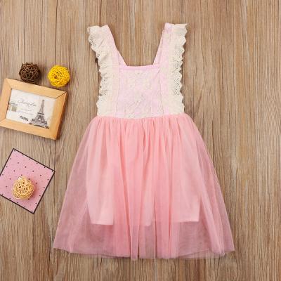 China Wholesale Breathable GG332A In Stock Kids Little Girl Beach Butterfly Dresses Clothing for sale