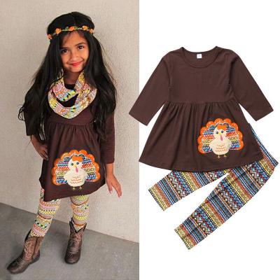 China GH401A European 100% Cotton Autumn Winter Children Girl Clothing Manufacturers Abroad for sale