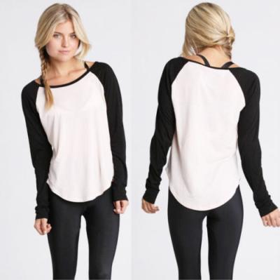 China GX367A Viable Casual Women Ladies Long Sleeve Tops Tee Shirt Blouse for sale