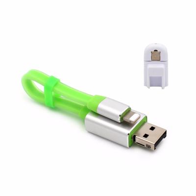 China Metal Tensioning MFI OTG USB Cable USB Flash Drive For Android IOS Phone Pen Drive 64GB for sale