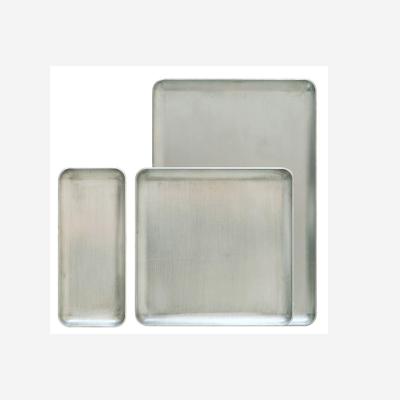 China Old Stocked Tray Industrial Style Aluminum Plate Geometry Metal Storage Tray for sale