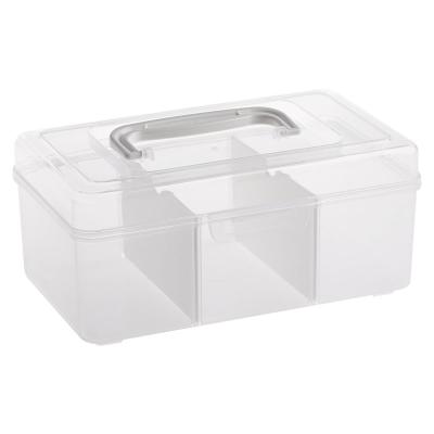 China Recycled Materials China Factory Supply With Lids For Medicine Small Parts Transparent Packing Plastic Box for sale