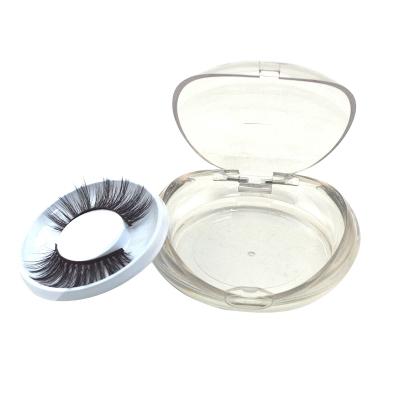 China Recycled Materials Customized High Quality Portable False Blast Eyelash Plastic Packaging Holographic Storage Box for sale