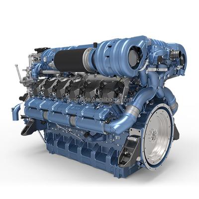 China Baudouin Water Cooled 6M26 12M26 400hp 1100hp at Gearbox Marine Diesel Engines Price for Sale for sale