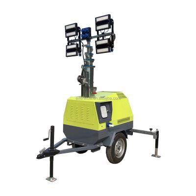 China ATS Vehicle Mounted Electric Mobile Working Industrial Light Tower for sale